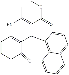 1,4,5,6,7,8-Hexahydro-2-methyl-4-(1-naphtyl)-5-oxoquinoline-3-carboxylic acid methyl ester