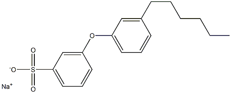 3-(3-Hexylphenoxy)benzenesulfonic acid sodium salt|