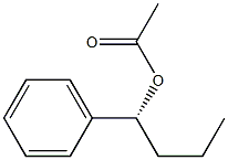 Acetic acid (R)-1-phenylbutyl ester Structure