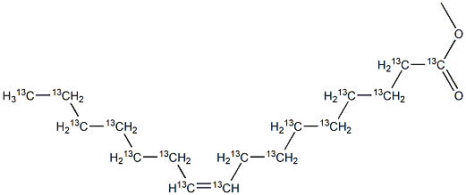 Palmitoleic Acid-13C16-Methyl Ester