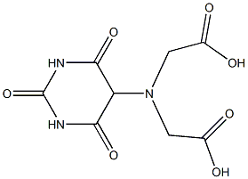 Hexahydro-2,4,6-trioxo-5-pyrimidinylIminodiaceticAcid Structure
