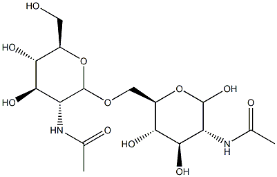2-acetamido-6-O-(2-acetamido-2-deoxyglucopyranosyl)-2-deoxyglucopyranose