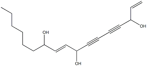 1,9-heptadecadiene-4,6-diyne-3,8,11-triol