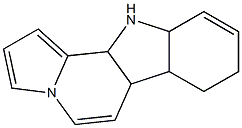 hexahydroindolizino(8,7-b)indole 结构式