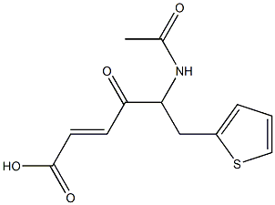 5-acetamido-4-oxo-6-(2-thienyl)hex-2-enoic acid