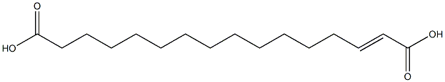 hexadecenedioic acid Structure