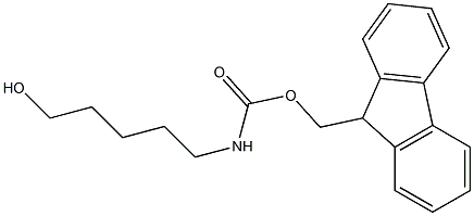 9H-9-fluorenylmethyl N-(5-hydroxypentyl)carbamate Structure