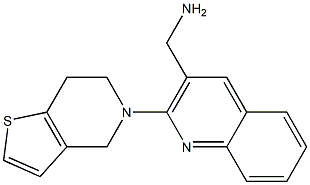 (2-{4H,5H,6H,7H-thieno[3,2-c]pyridin-5-yl}quinolin-3-yl)methanamine