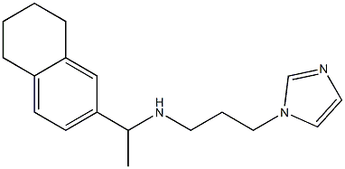 [3-(1H-imidazol-1-yl)propyl][1-(5,6,7,8-tetrahydronaphthalen-2-yl)ethyl]amine Structure