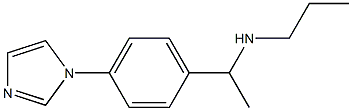 {1-[4-(1H-imidazol-1-yl)phenyl]ethyl}(propyl)amine Structure