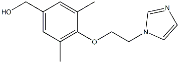 {4-[2-(1H-imidazol-1-yl)ethoxy]-3,5-dimethylphenyl}methanol Structure