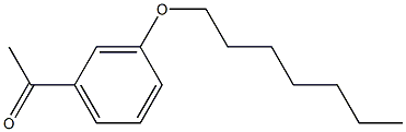 1-[3-(heptyloxy)phenyl]ethan-1-one Structure
