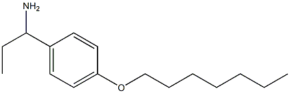 1-[4-(heptyloxy)phenyl]propan-1-amine Structure