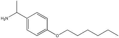 1-[4-(hexyloxy)phenyl]ethan-1-amine 结构式