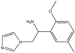 2-(1H-imidazol-1-yl)-1-(2-methoxy-5-methylphenyl)ethanamine|