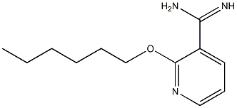 2-(hexyloxy)pyridine-3-carboximidamide