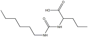 2-[(hexylcarbamoyl)amino]pentanoic acid