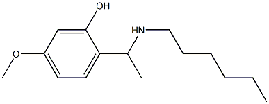 2-[1-(hexylamino)ethyl]-5-methoxyphenol