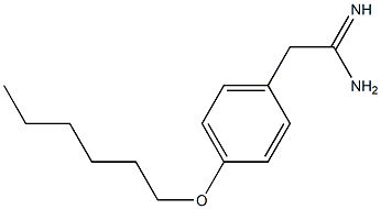 2-[4-(hexyloxy)phenyl]ethanimidamide