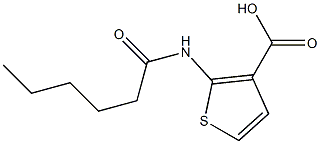 2-hexanamidothiophene-3-carboxylic acid