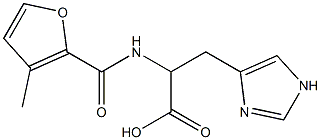 3-(1H-imidazol-4-yl)-2-[(3-methyl-2-furoyl)amino]propanoic acid Structure