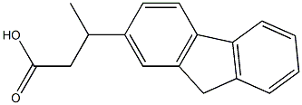 3-(9H-fluoren-2-yl)butanoic acid Structure