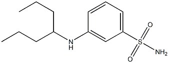 3-(heptan-4-ylamino)benzene-1-sulfonamide