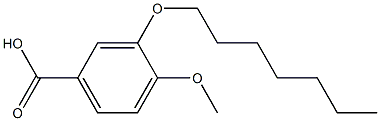 3-(heptyloxy)-4-methoxybenzoic acid Structure