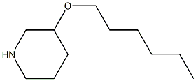 3-(hexyloxy)piperidine