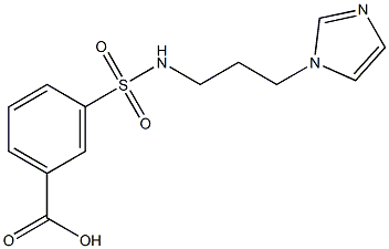 3-{[3-(1H-imidazol-1-yl)propyl]sulfamoyl}benzoic acid