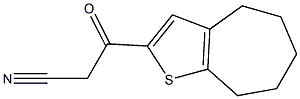 3-{4H,5H,6H,7H,8H-cyclohepta[b]thiophen-2-yl}-3-oxopropanenitrile
