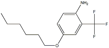 4-(hexyloxy)-2-(trifluoromethyl)aniline Structure