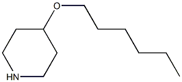 4-(hexyloxy)piperidine Structure