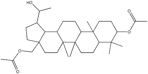 3a-[(acetyloxy)methyl]-1-(1-hydroxyethyl)-5a,5b,8,8,11a-pentamethylicosahydro-3aH-cyclopenta[a]chrysen-9-yl acetate|