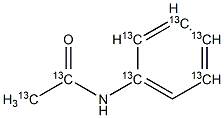 Acetanilide-13C7  (ring-13C6,  carbonyl-13C)|