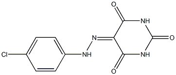 2,4,5,6(1H,3H)-pyrimidinetetrone 5-[N-(4-chlorophenyl)hydrazone]