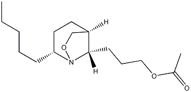 Acetic acid 3-[(2R,5S,8S)-2-pentyl-1-aza-7-oxabicyclo[3.2.1]octan-8-yl]propyl ester|