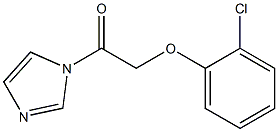 1-(1H-Imidazol-1-yl)-2-(2-chlorophenoxy)ethanone Structure