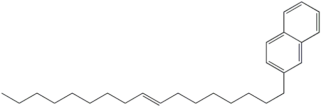 2-(8-Heptadecenyl)naphthalene Structure