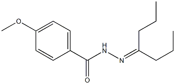4-Heptanone 4-methoxybenzoyl hydrazone
