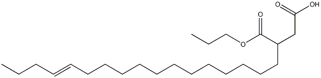 3-(13-Heptadecenyl)succinic acid 1-hydrogen 4-propyl ester