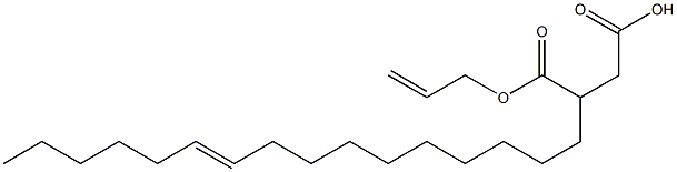 3-(10-Hexadecenyl)succinic acid 1-hydrogen 4-allyl ester 结构式