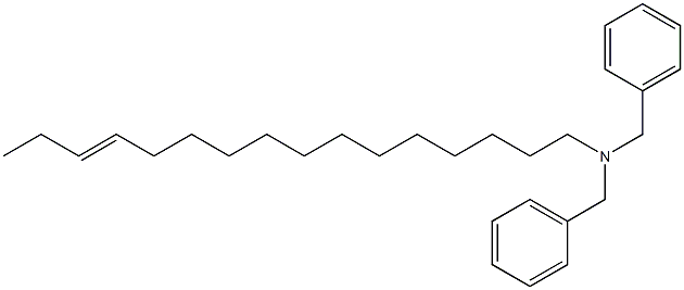 (13-Hexadecenyl)dibenzylamine 结构式