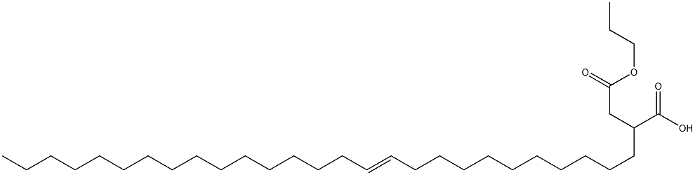 2-(11-Heptacosenyl)succinic acid 1-hydrogen 4-propyl ester Structure