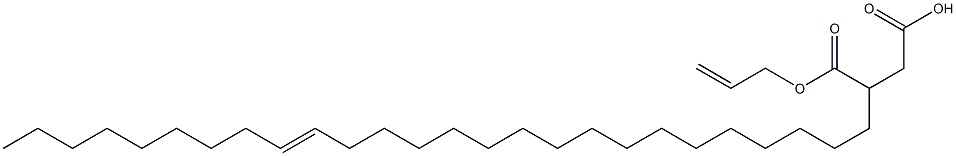 3-(17-Hexacosenyl)succinic acid 1-hydrogen 4-allyl ester Structure