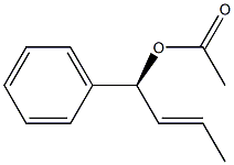 (+)-Acetic acid (S,E)-1-phenyl-2-butenyl ester