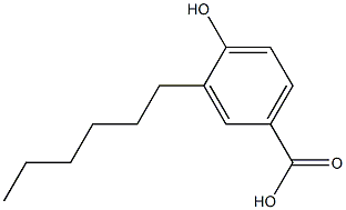 3-Hexyl-4-hydroxybenzoic acid