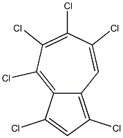 1,3,4,5,6,7-Hexachloroazulene Structure