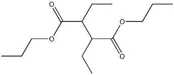 Hexane-3,4-dicarboxylic acid dipropyl ester Structure
