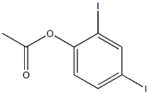 Acetic acid 2,4-diiodophenyl ester|